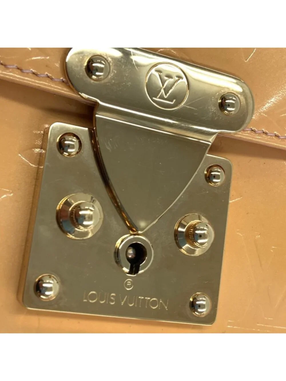 Louis Vuitton Monogram Vernis Spring Street Tote Yellow Delivery As
